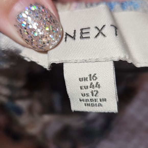 Next Pink and Orange Jumpsuit Vibrant Floral Design - Picture 3 of 3